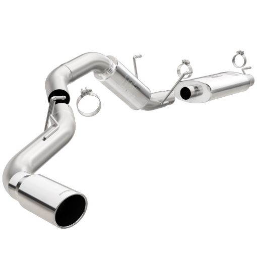 Picture of MagnaFlow Cat - Back, SS, 4in, Single Pass Side Rear Exit 5in Tip 14 - 15 Ram 2500 6.4L V8 CC LBMC SB