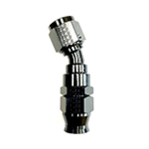 Picture of Fragola - 6AN Real Street 30 Degree Hose End Black For PTFE Hose