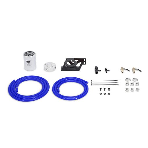 Picture of Mishimoto 08 - 10 Ford 6.4L Powerstroke Coolant Filtration Kit - Blue