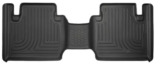 Picture of Husky Liners 12 - 15 Toyota Tacoma Extended Cab WeatherBeater Second Row Black Floor Liners
