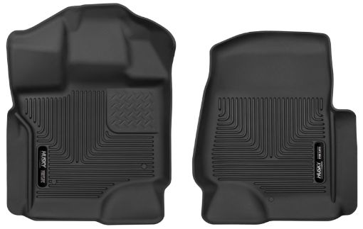 Picture of Husky Liners 15 - 23 Ford F - 150 S.CrewS.Cab X - Act Contour Black Front Seat Floor Liners