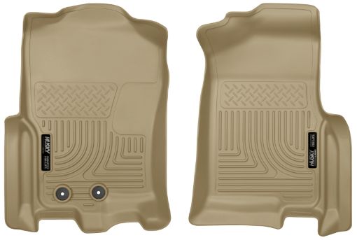 Picture of Husky Liners 2015 Ford ExpeditionLincoln Navigator WeatherBeater Front Tan Floor Liners