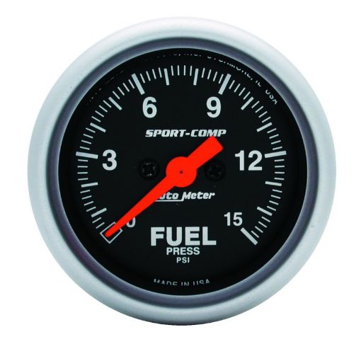 Picture of Autometer Sport - Comp 52mm 15PSI Electronic Fuel Pressure Gauge