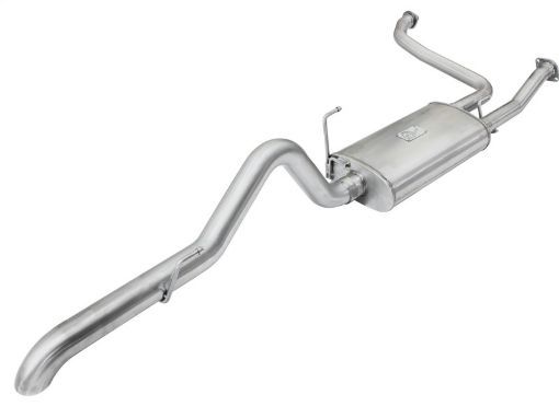 Picture of aFe MACHForce XP Exhaust Cat - Back 2.53in SS - 409 w Hi - Tuck Tip 05 - 15 Nissan Xterra V6 4.0L