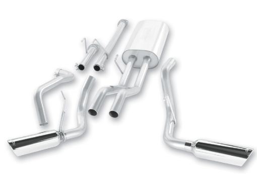 Picture of Borla 09 - 15 Toyota Tundra 4.6L 5.7L V8 Crew Max Double Cab SS Dual Split Catback Exhaust
