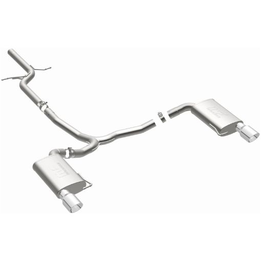 Picture of Magnaflow 2015 Audi Allroad 2.0L Touring Dual Spilt Rear Exit 2.5in 4in Tip SS CB Perf Exhaust