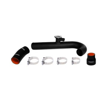 Picture of Mishimoto 2015 Ford Mustang EcoBoost 2.3L Intercooler Hot Side Wrinkle Black Pipe and Boot Kit