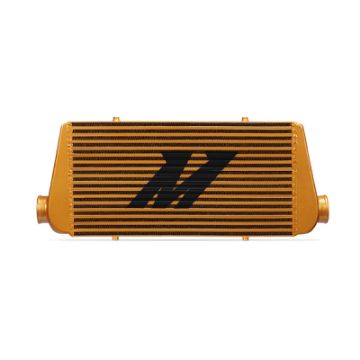 Picture of Mishimoto Universal Gold R Line Intercooler Overall Size 31x12x4 Core Size 24x12x4 Inlet Outlet