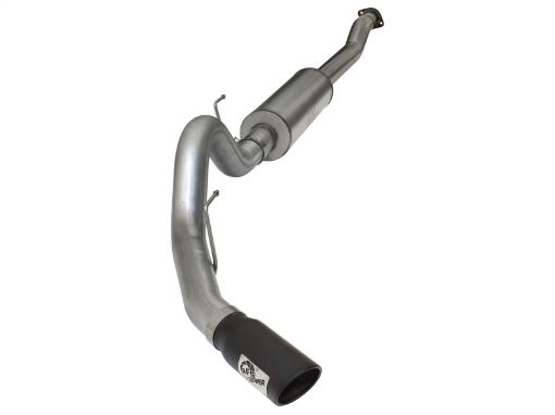 Picture of aFe MACHForce XP SS Exhaust 4in Cat - Back w Black Tip 2015 Ford F - 150 EcoBoost V6 2.73.5Ltt