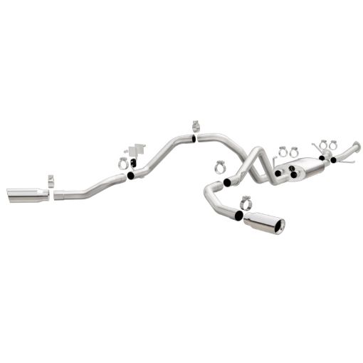 Picture of MagnaFlow Cat - Back 10 - 15 Toyota Tundra SC LB CC SB 4.6L5.7L V8 SS 2.5 Dual Split Rear 4in Tip