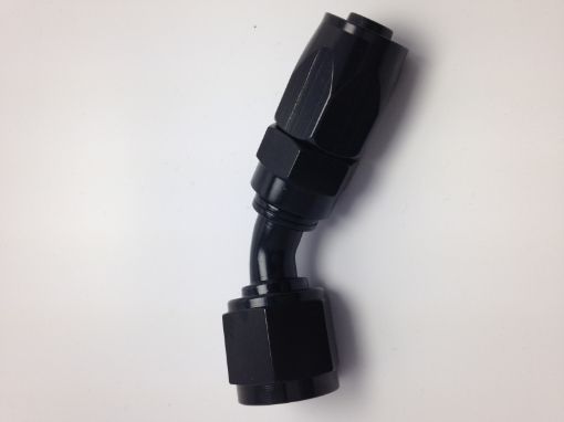Picture of Fragola - 10AN Fem x - 8AN Hose 45 Degree Reducing Hose End - Black