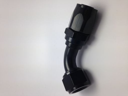 Picture of Fragola - 10AN Nut x - 12AN Hose Reducing Hose End 60 Degree - Black