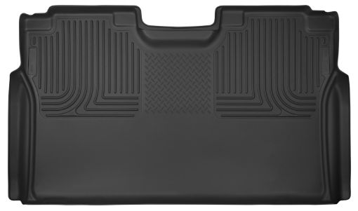 Picture of Husky Liners 15 - 17 Ford F - 150 SuperCrew X - Act Contour Black 2nd Seat Floor Liners (Full Coverage)