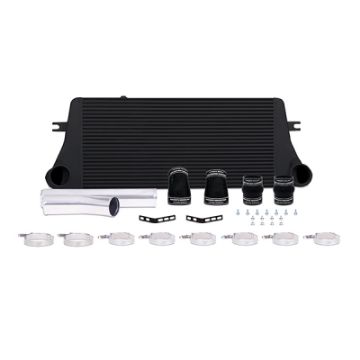 Picture of Mishimoto 94 - 02 Dodge Ram 2500 5.9L Cummins Intercooler Kit w Pipes (Black)