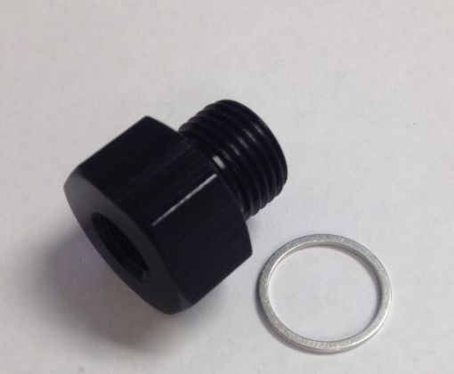 Picture of Fragola 34in NPT Oil Temp Adapter Black