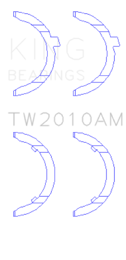 Picture of King Volkswagen JR 1.6L (td) Thrust Washer Set