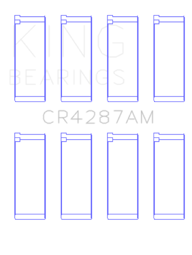 Picture of King Acura B18C1B18C5 L4 Honda 110CI DOHC (Size STD) Rod Bearing Set