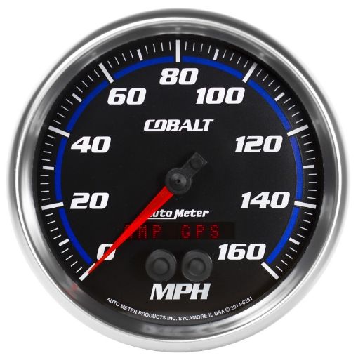 Picture of Autometer Cobalt 5in 0 - 140MPH In - Dash Electronic GPS Programmable Speedometer