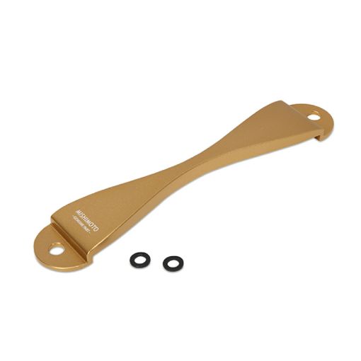 Picture of Mishimoto Subaru CNC Battery Tie - Down - Gold