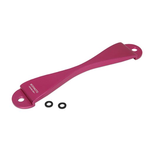 Picture of Mishimoto Subaru CNC Battery Tie - Down - Pink