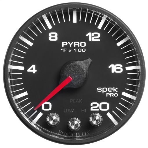 Picture of Autometer Spek - Pro 52.4mm 0 - 2000F Digital Stepper Motor Pyrometer Gauge