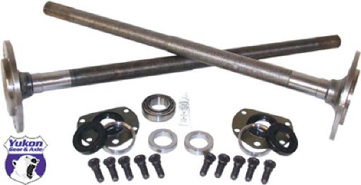 Picture of Yukon Gear One Piece Axles For 76 - 79 Model 20 CJ7 Quadratrack w Bearings and 29 Splines Kit