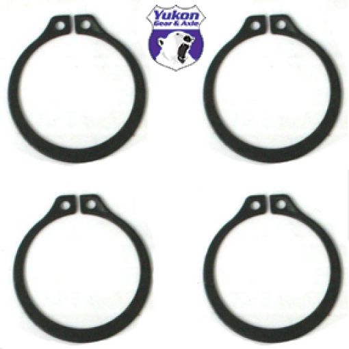 Picture of Yukon Gear (4) Full Circle Snap Rings Fit 297X U - Joint w Aftermarket Axle