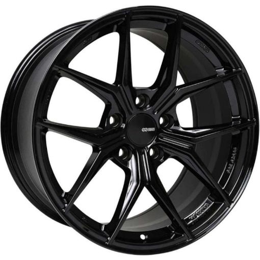 Picture of Enkei TSR - X 18x8 45mm Offset 5x100 BP 72.6mm Bore Gloss Black Wheel