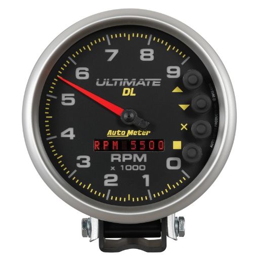 Picture of Autometer 5 inch Ultimate DL Playback Tachometer 9000 RPM - Black