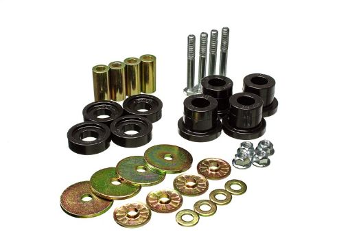 Picture of Energy Suspension 07 - 20 Chevrolet SuburbanTahoe 1500 4WD Front Diff Bushing Set - Black