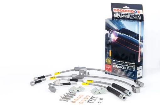 Picture of Goodridge 15 - 17 Ford Mustang GT Stainless Steel Brake Line Kit