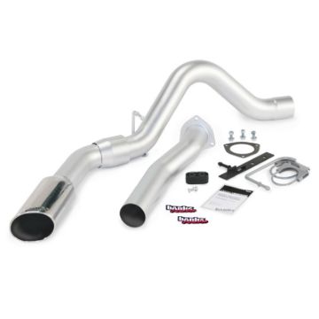Picture of Banks Power 07 - 10 Chevy 6.6L LMM ECSB - CCLB Monster Exhaust System - SS Single Exhaust w Chrome Tip