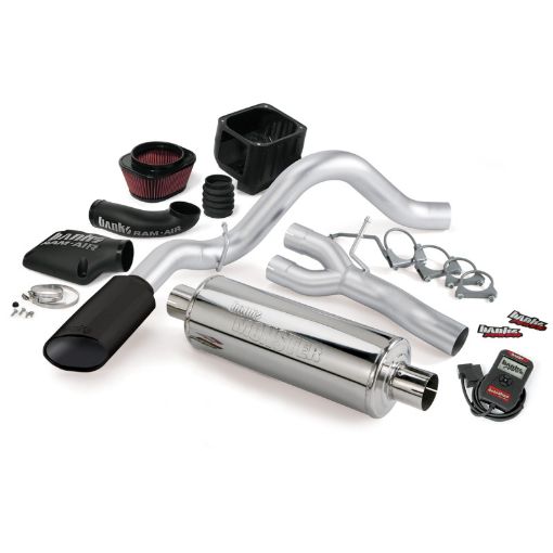 Picture of Banks Power 09 Chevy 4.8L CCSB - FFV Stinger System - SS Single Exhaust w Black Tip
