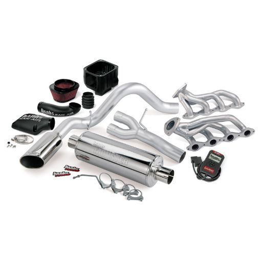 Picture of Banks Power 10 Chevy 5.3L CCSB FFV PowerPack System - SS Single Side - Exit Exhaust w Chrome Tip