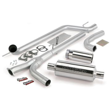 Picture of Banks Power 04 - 14 Nissan 5.6L Titan (All) Monster Exhaust System - SS Single Exhaust w Chrome Tip