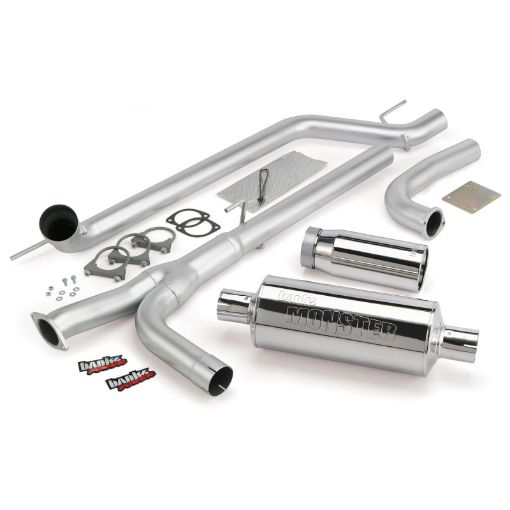 Picture of Banks Power 04 - 14 Nissan 5.6L Titan (All) Monster Exhaust System - SS Single Exhaust w Chrome Tip