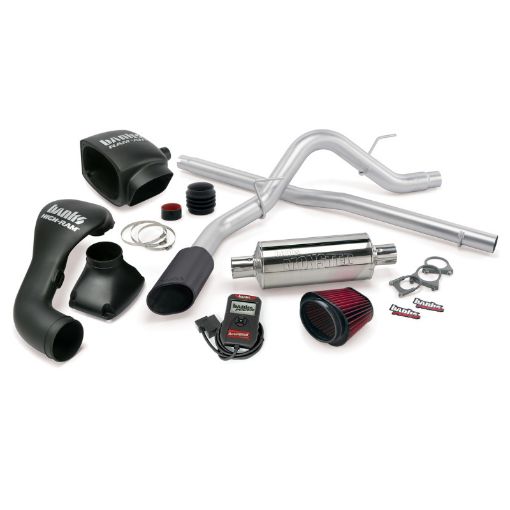 Picture of Banks Power 06 - 08 Ford 5.4L F - 150 CCMB Stinger System - SS Single Exhaust w Black Tip