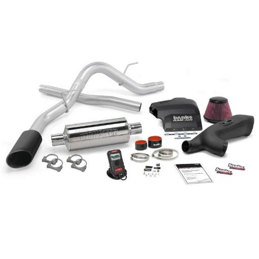 Picture of Banks Power 11 - 14 Ford F - 150 3.5L EcoBoost Stinger System - SS Single Exhaust w Black Tip