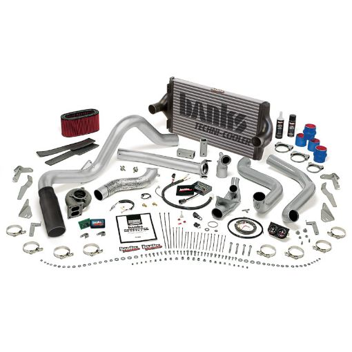 Picture of Banks Power 95.5 - 97 Ford 7.3L Auto PowerPack System - SS Single Exhaust w Black Tip