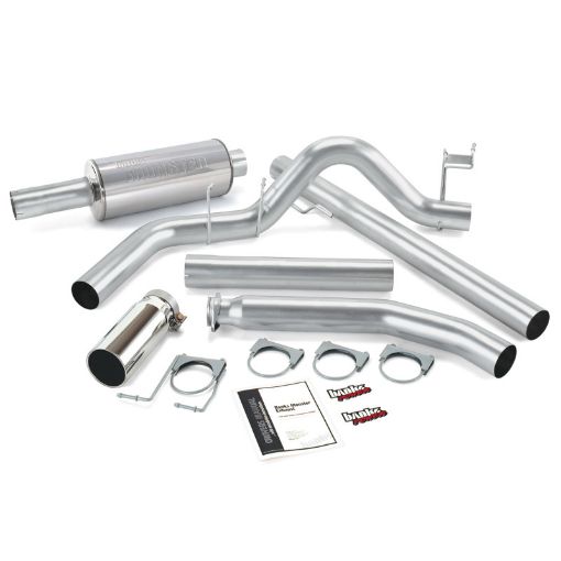 Picture of Banks Power 98 - 02 Dodge 5.9L Std Cab Monster Exhaust System - SS Single Exhaust w Chrome Tip