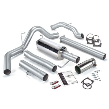 Picture of Banks Power 03 - 04 Dodge 5.9L CCLB Monster Exhaust Sys - SS Single Exhaust w Chrome Tip