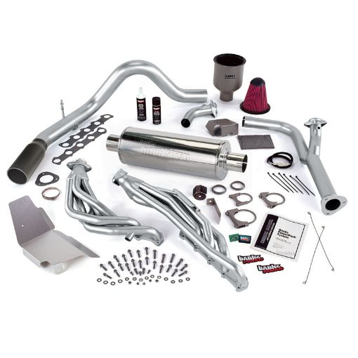 Picture of Banks Power 99 - 04 Ford 6.8L Truck EGR - Early Cat PowerPack System - SS Single Exhaust w Black Tip