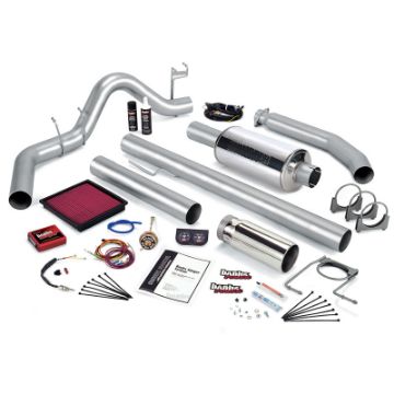 Picture of Banks Power 99 - 00 Dodge 5.9L Std Cab Stinger System - SS Single Exhaust w Chrome Tip