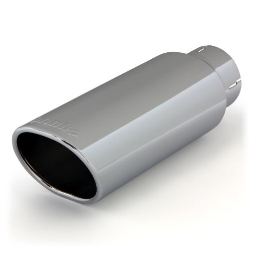 Picture of Banks Power Tailpipe Tip Kit - SS Obround Angle Cut - Chrome - 3in Tube - 3.75in X 4.5in X 11.5in