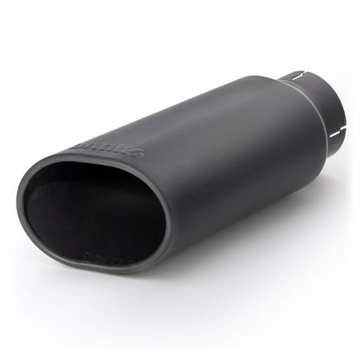 Picture of Banks Power Tailpipe Tip Kit - SS Obround Slash Cut - Black - 3.5in Tube - 4.38in X 5.25in X 13.38in