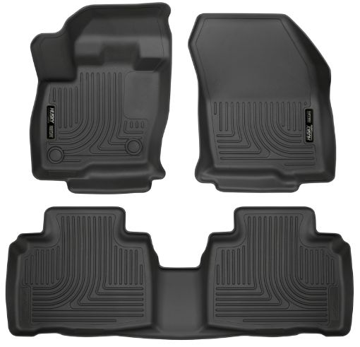 Picture of Husky Liners 2015 Ford Edge WeatherBeater Front 2nd Row Combo Black Floor Liners