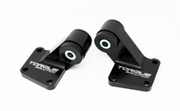 Picture of Torque Solution 03 - 06 Mitsubishi EVO VII - IX Billet Rear Differential Mounts - Black