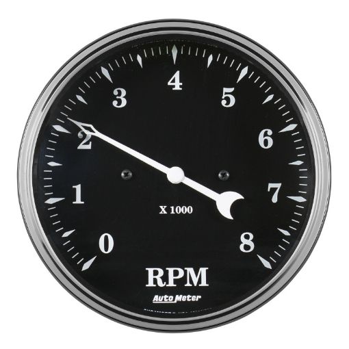 Picture of Auto Meter Gauge Tachometer 5in 8k RPM In - Dash Old Tyme Black