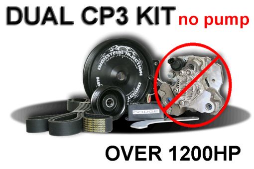 Picture of Industrial Injection 2003 - 13 Dodge 5.9L CR Dual Cp3 Kit Dodge 1200 Hp (Kit Only)
