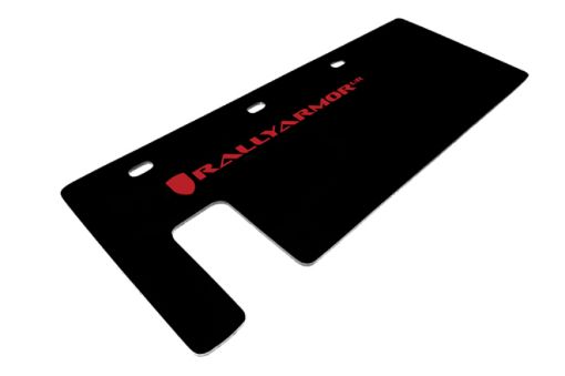 Picture of Rally Armor 15 - 24 Polaris Slingshot Rear Swingarm Black UR Mud Flap wRed Logo (MOQ 200 PCS)